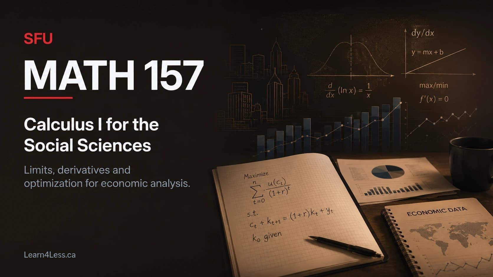 SFU MATH 157: Calculus I for the Social Sciences — derivatives and optimisation in economics